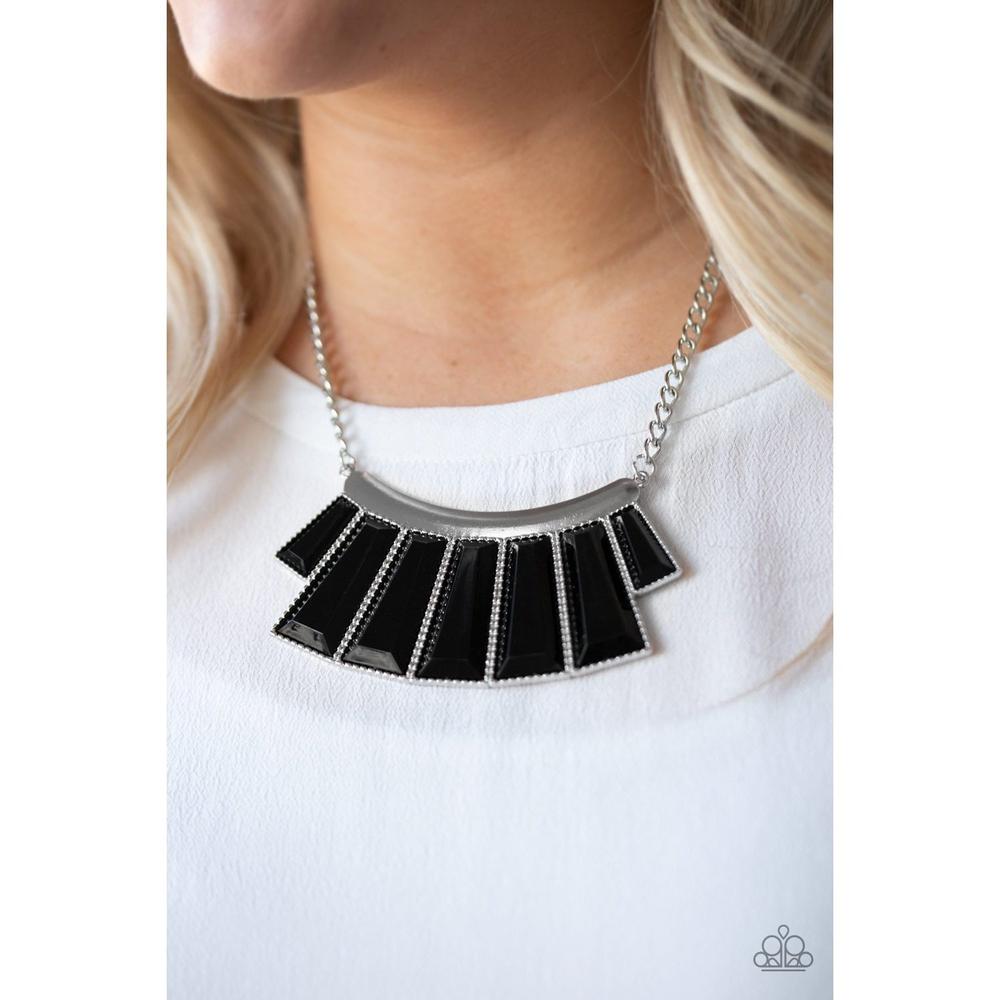 Glamour Goddess Black Necklace - Paparazzi - Dare2bdazzlin N Jewelry