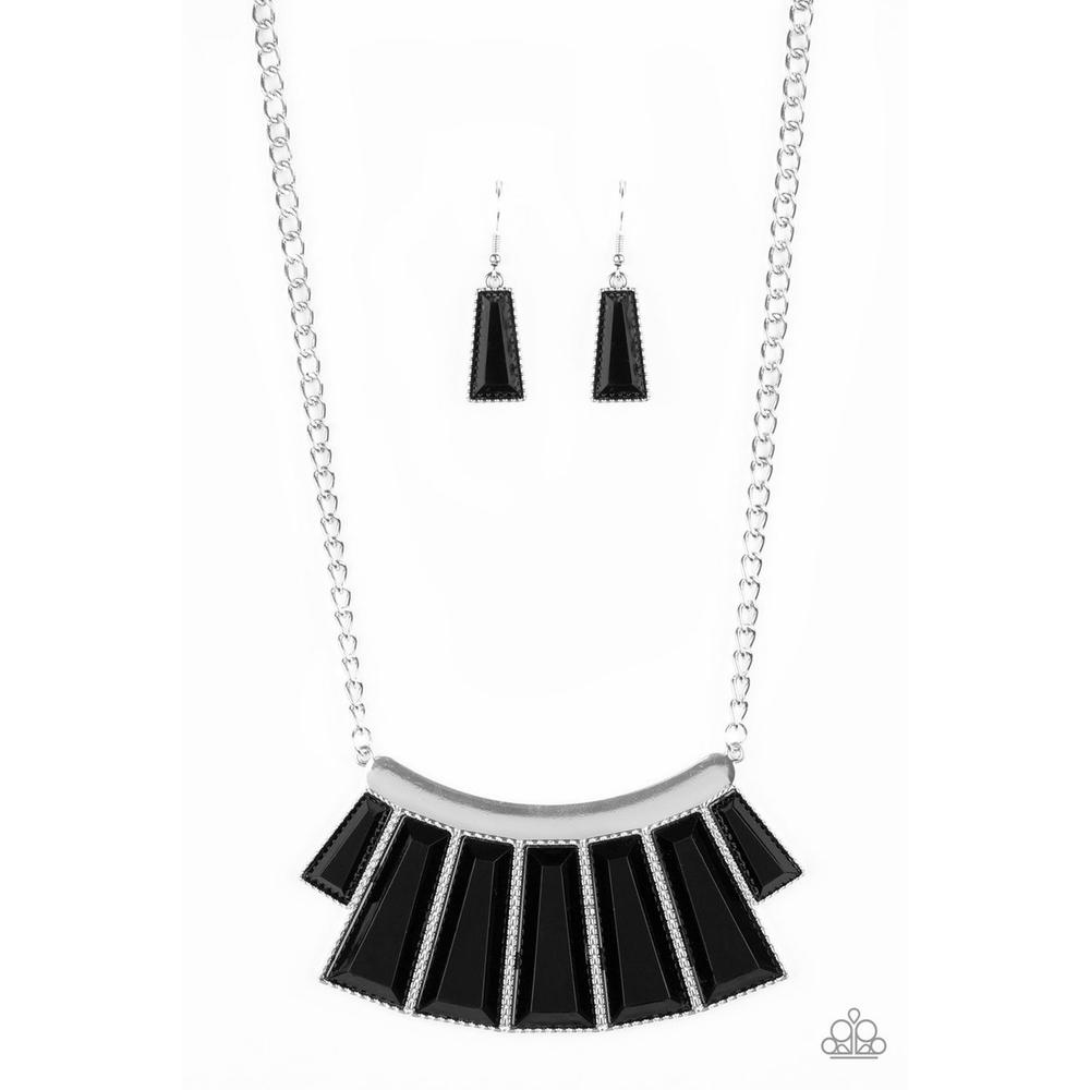 Glamour Goddess Black Necklace - Paparazzi - Dare2bdazzlin N Jewelry