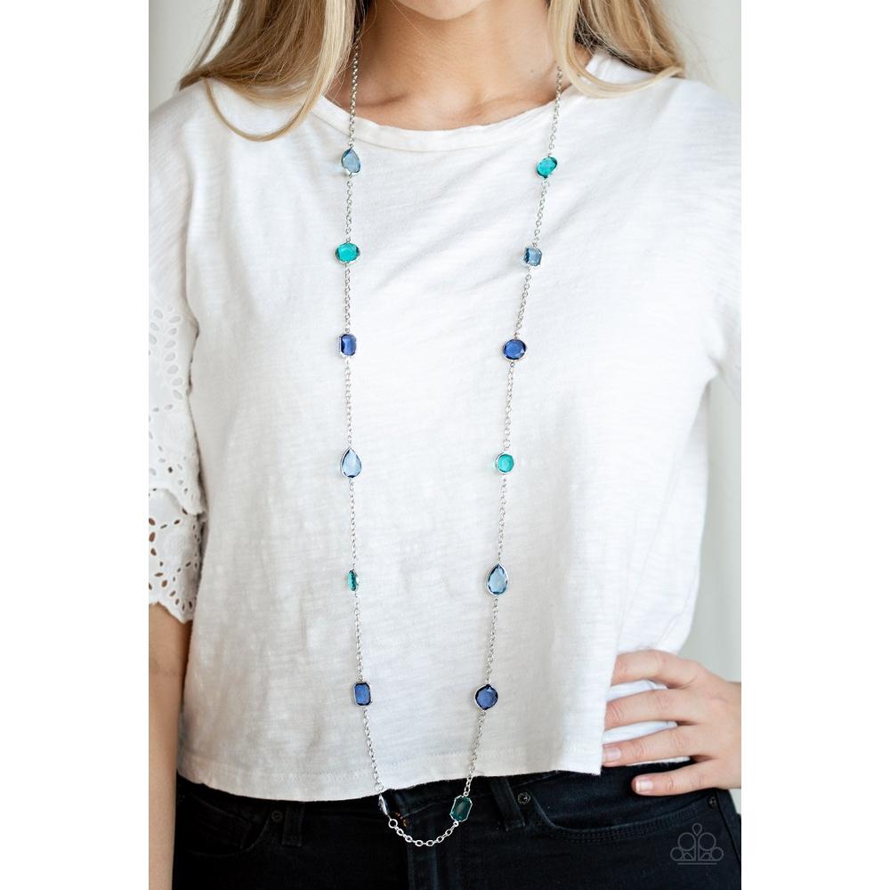 Glassy Glamorous - Multi Necklace - Paparazzi - Dare2bdazzlin N Jewelry