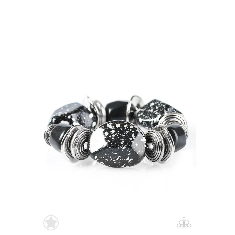 Glaze of Glory - Black Bracelet - Paparazzi - Dare2bdazzlin N Jewelry