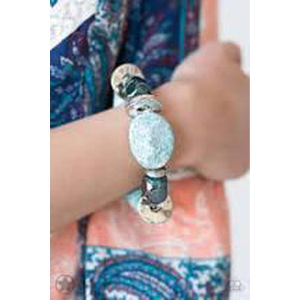Glaze of Glory - Blue Bracelet - Paparazzi - Dare2bdazzlin N Jewelry