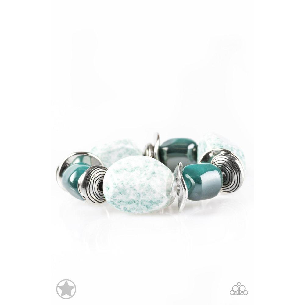 Glaze of Glory - Blue Bracelet - Paparazzi - Dare2bdazzlin N Jewelry