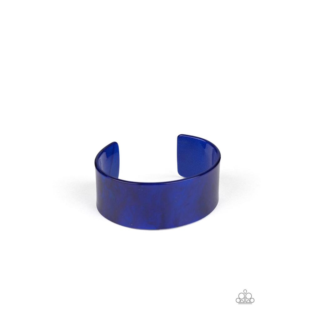 Glaze Over - Blue  Necklace - Paparazzi - Dare2bdazzlin N Jewelry