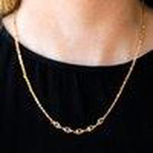 Load image into Gallery viewer, GLEAM World - Gold Necklace - Paparazzi - Dare2bdazzlin N Jewelry
