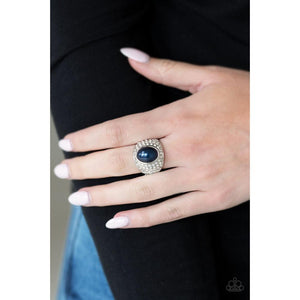 Glittering Go-Getter Black Ring - Paparazzi - Dare2bdazzlin N Jewelry