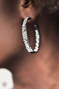 GLITZY By Association - Gunmetal Earring - Paparazzi - Dare2bdazzlin N Jewelry