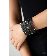 Load image into Gallery viewer, Go Getter Glamorous - Black Urban Bracelet - Paparazzi - Dare2bdazzlin N Jewelry
