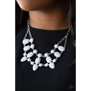 Goddess Glow - Silver Necklace - Paparazzi - Dare2bdazzlin N Jewelry