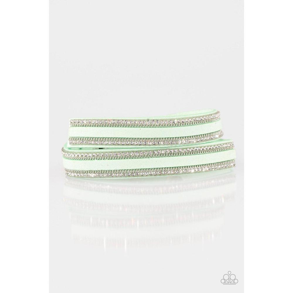 Going for Glam Green Urban Bracelet - Paparazzi - Dare2bdazzlin N Jewelry