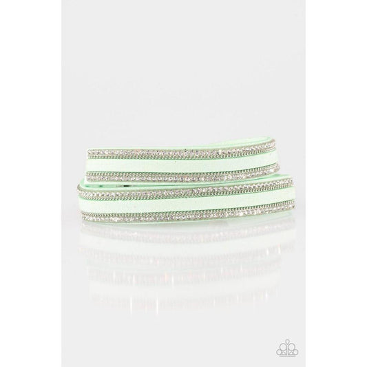 Going for Glam Green Urban Bracelet - Paparazzi - Dare2bdazzlin N Jewelry