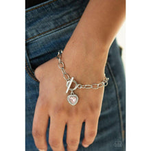 Load image into Gallery viewer, Going Steady Pink Bracelet - Paparazzi - Dare2bdazzlin N Jewelry
