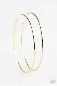 Gold Thin Hoops - Paparazzi - Dare2bdazzlin N Jewelry