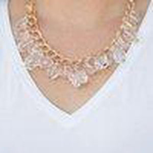 Gorgeously Globetrotter - Gold Necklace  - Paparazzi - Dare2bdazzlin N Jewelry