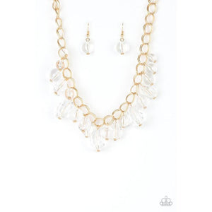 Gorgeously Globetrotter - Gold Necklace  - Paparazzi - Dare2bdazzlin N Jewelry