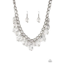 Load image into Gallery viewer, Gorgeously Globetrotter White Necklace - Paparazzi - Dare2bdazzlin N Jewelry
