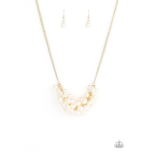 Grandiose Glimmer - Gold Necklace - Paparazzi - Dare2bdazzlin N Jewelry