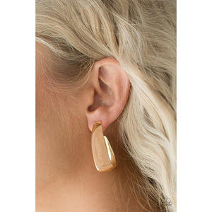 Gypsy  Belle Gold Earrings - Paparazzi - Dare2bdazzlin N Jewelry