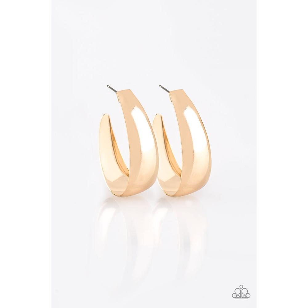 Gypsy  Belle Gold Earrings - Paparazzi - Dare2bdazzlin N Jewelry
