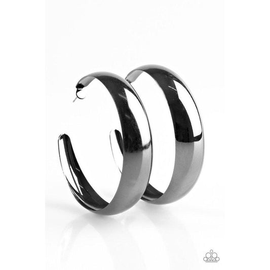 Gypsy Goals Black Earrings - Paparazzi - Dare2bdazzlin N Jewelry