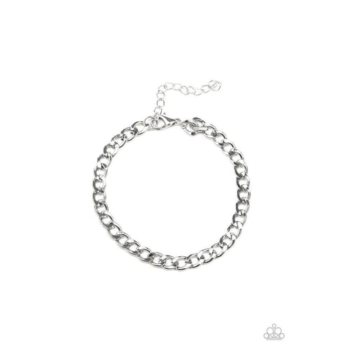 Halftime Silver Bracelet - Paparazzi - Dare2bdazzlin N Jewelry