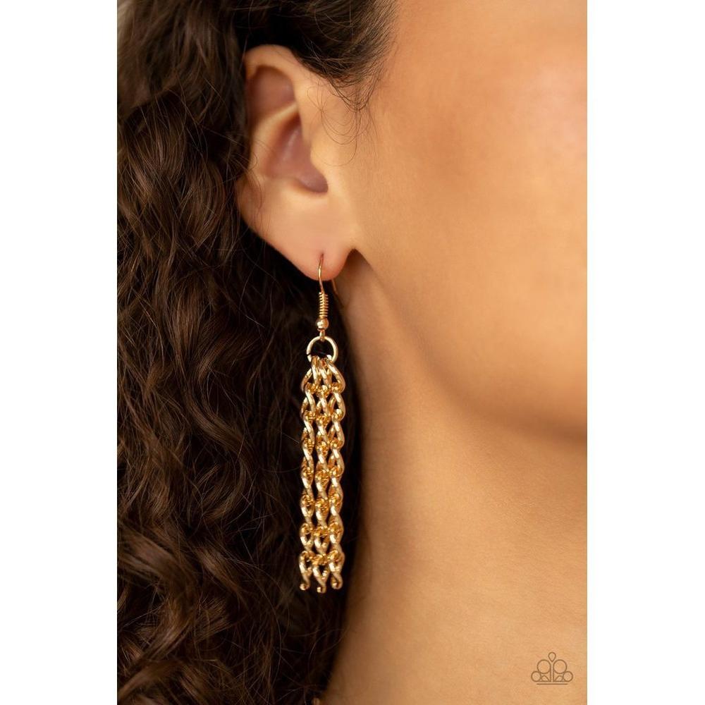 Haute Blooded Yellow Necklace - Paparazzi - Dare2bdazzlin N Jewelry