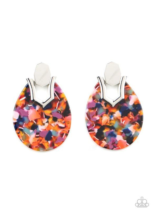 HAUTE Flash Multi Post Earring - Paparazzi - Dare2bdazzlin N Jewelry