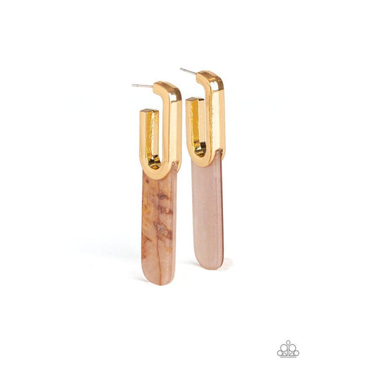 Haute Off the Press Earrings - Paparazzi - Dare2bdazzlin N Jewelry