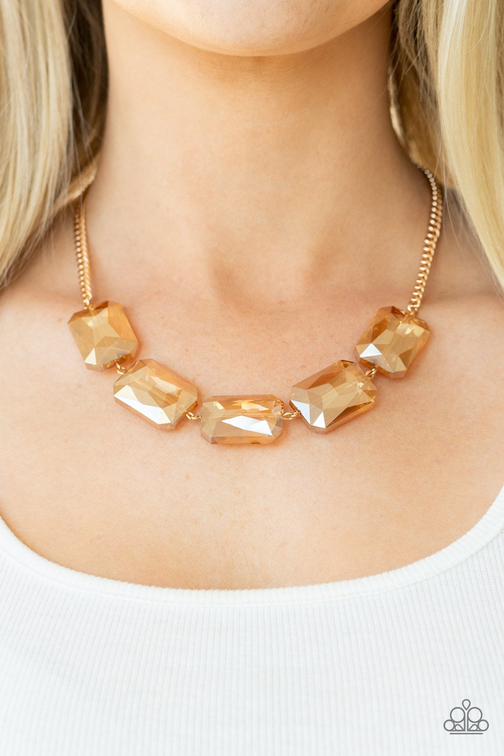 Heard It On The HEIR-Waves - Gold Necklace - Paparazzi - Dare2bdazzlin N Jewelry