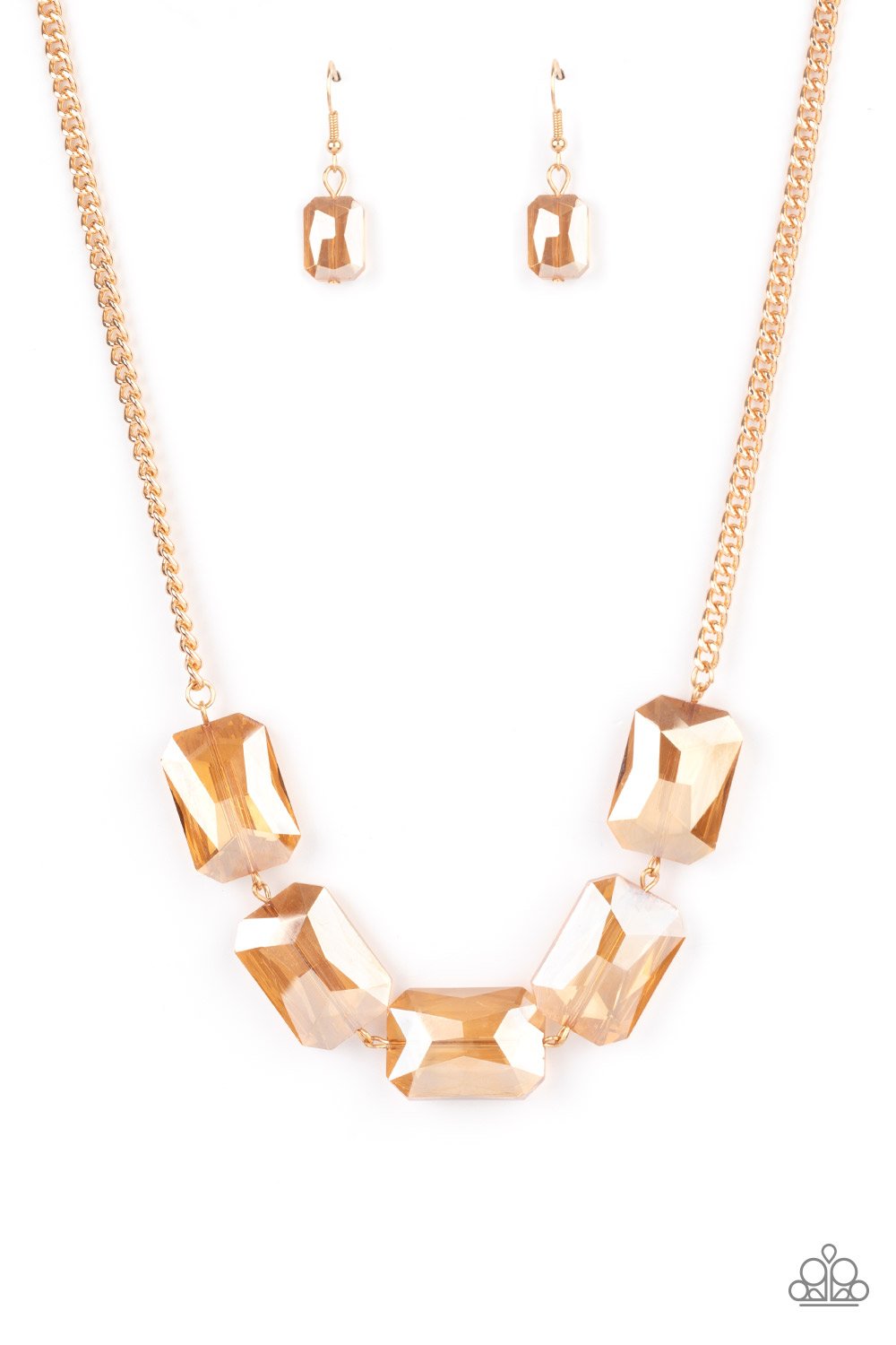 Heard It On The HEIR-Waves - Gold Necklace - Paparazzi - Dare2bdazzlin N Jewelry
