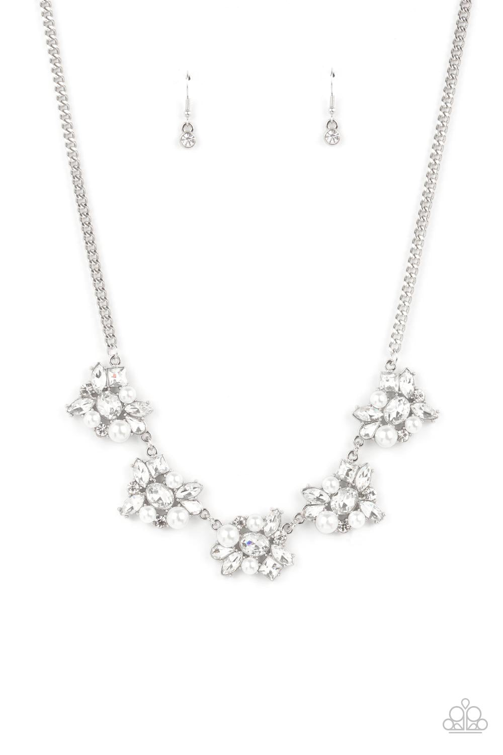 HEIRESS of Them All - White Necklace - Paparazzi - Dare2bdazzlin N Jewelry