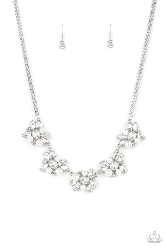 HEIRESS of Them All - White Necklace - Paparazzi - Dare2bdazzlin N Jewelry