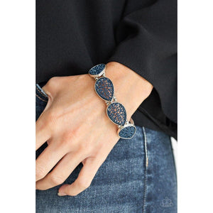 Heirloom Hunter Blue Bracelet - Paparazzi - Dare2bdazzlin N Jewelry