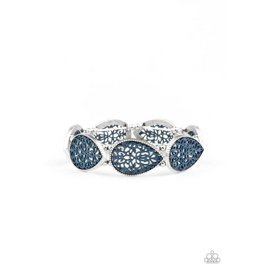 Heirloom Hunter Blue Bracelet - Paparazzi - Dare2bdazzlin N Jewelry