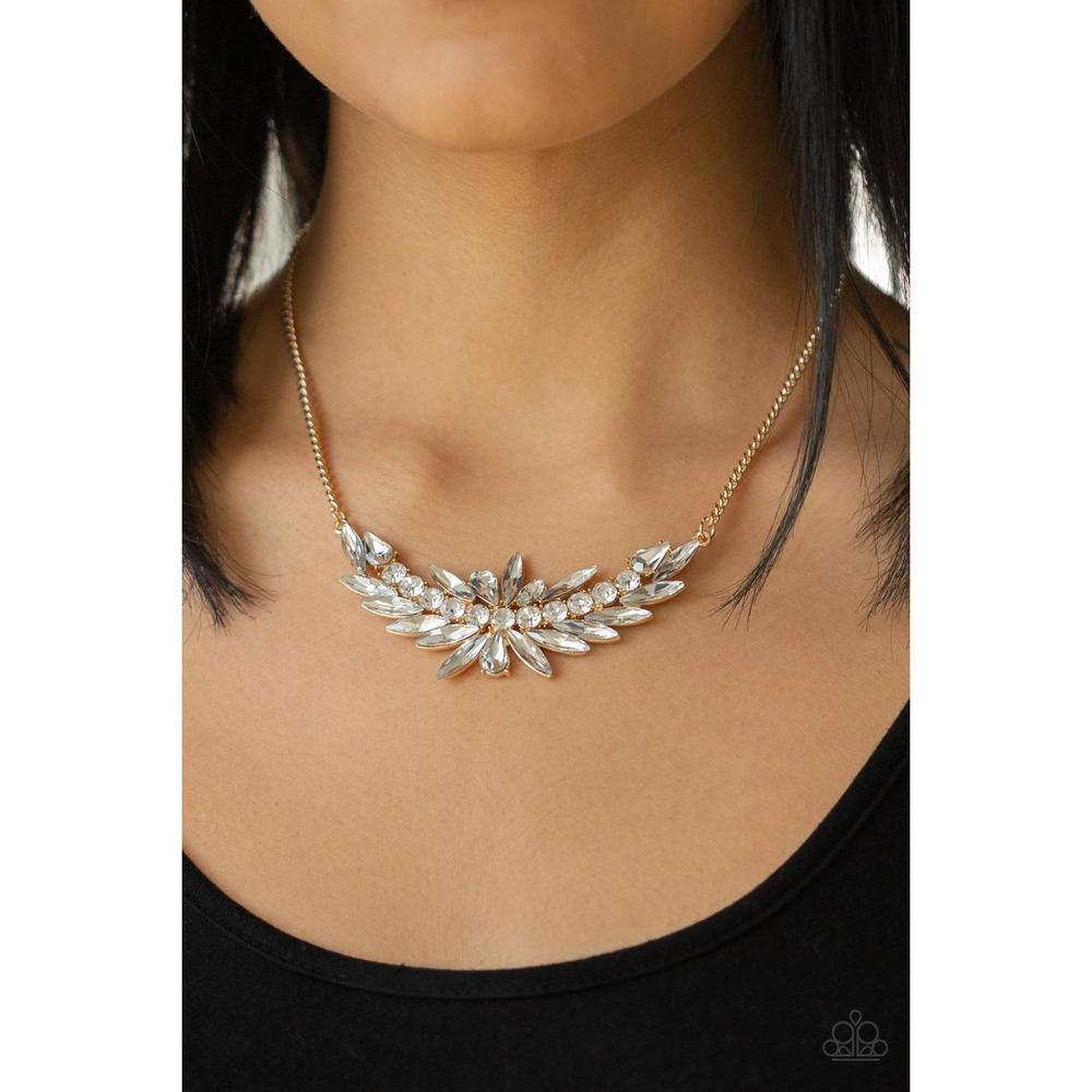 HEIRS and  Graces - Gold Necklace - Paparazzi - Dare2bdazzlin N Jewelry