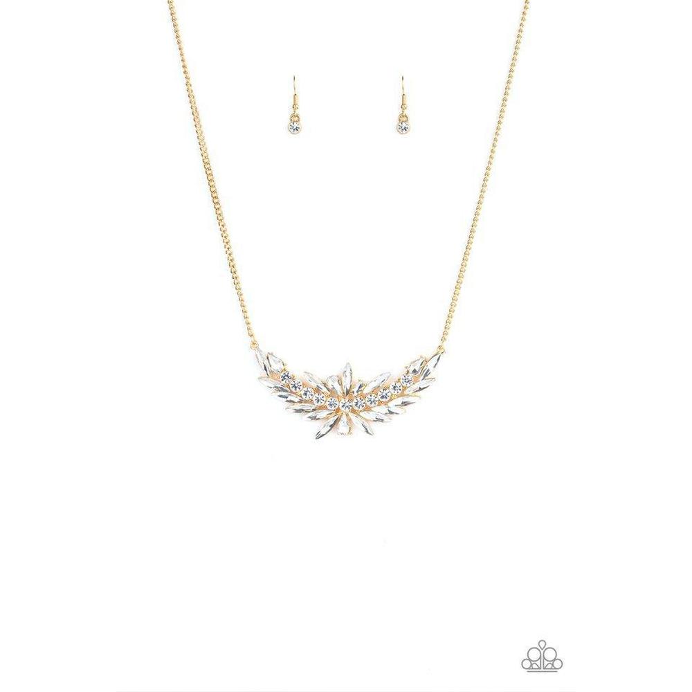 HEIRS and  Graces - Gold Necklace - Paparazzi - Dare2bdazzlin N Jewelry