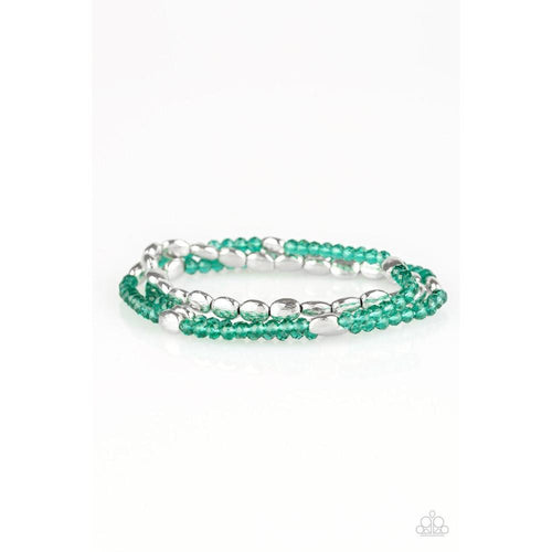 Hello Beautiful Green Bracelet - Paparazzi - Dare2bdazzlin N Jewelry