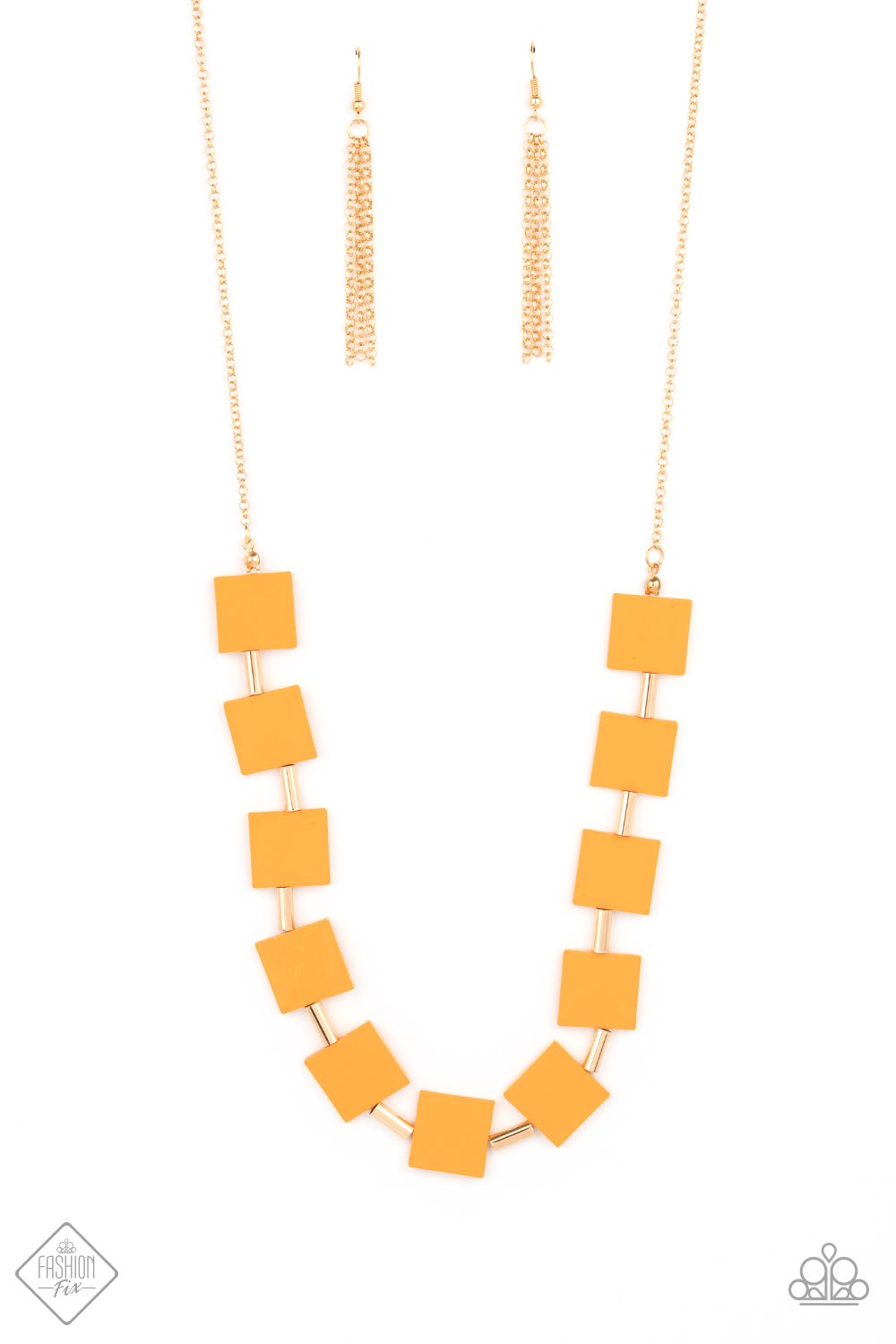 Hello, Material Girl - Orange Necklace - Paparazzi - Dare2bdazzlin N Jewelry