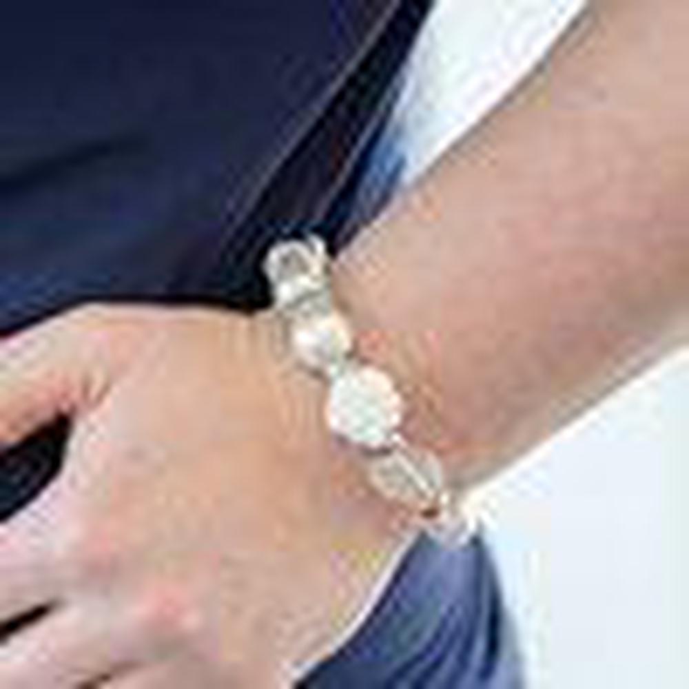 Here I Am - White Bracelet - Paparazzi - Dare2bdazzlin N Jewelry