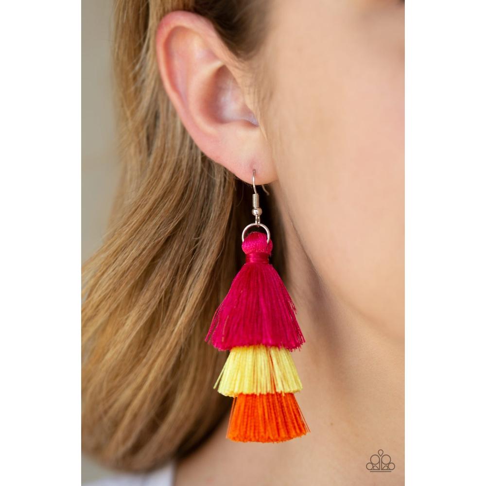 Hold on to Your Tassel Earrings - Paparazzi - Dare2bdazzlin N Jewelry