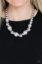 Load image into Gallery viewer, Hollywood HAUTE Spot - Silver Neckace - Paparazzi - Dare2bdazzlin N Jewelry
