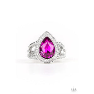 Hollywood Heirloom Pink Ring - Paparazzi - Dare2bdazzlin N Jewelry