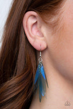 Load image into Gallery viewer, Holographic Glamour - Blue Earring - Paparazzi - Dare2bdazzlin N Jewelry
