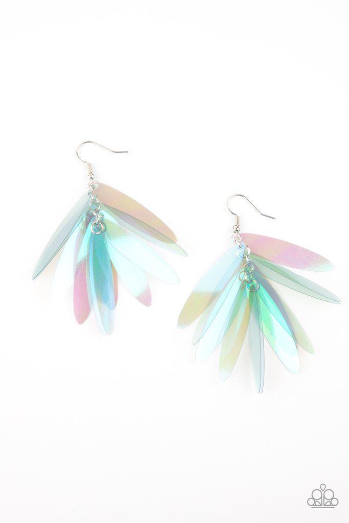 Holographic Glamour Multi Earring - Paparazzi - Dare2bdazzlin N Jewelry