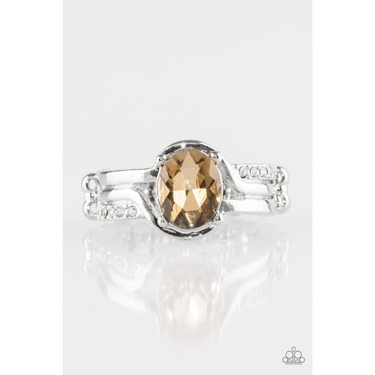 Home Is Where The CASTLE Is Brown Ring - Paparazzi - Dare2bdazzlin N Jewelry