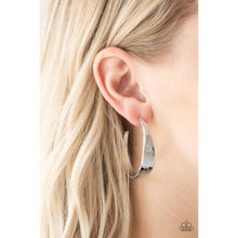 Load image into Gallery viewer, Hoop and Holler Silver Earrings - Paparazzi - Dare2bdazzlin N Jewelry
