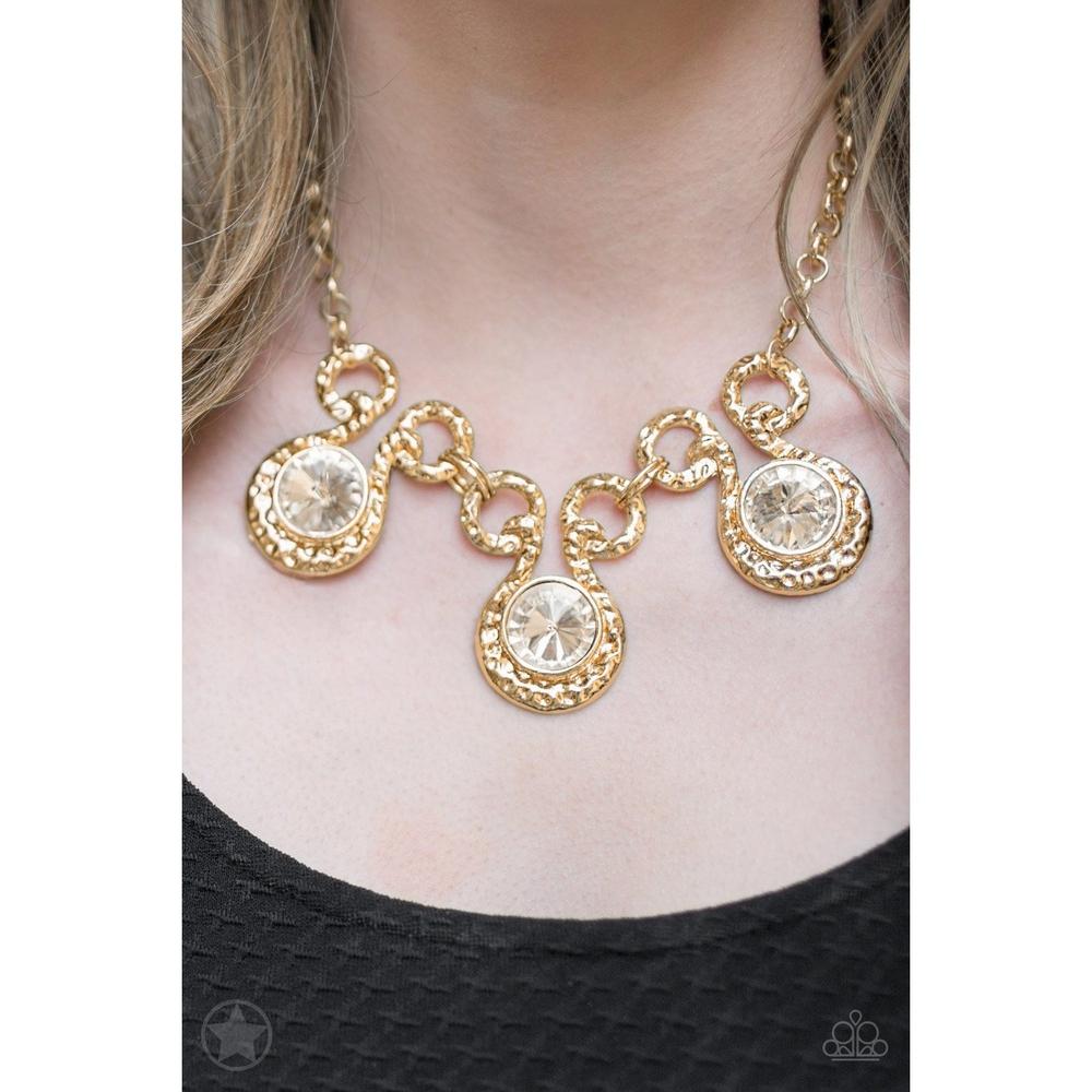 Hypnotized - Gold Necklace - Paparazzi - Dare2bdazzlin N Jewelry