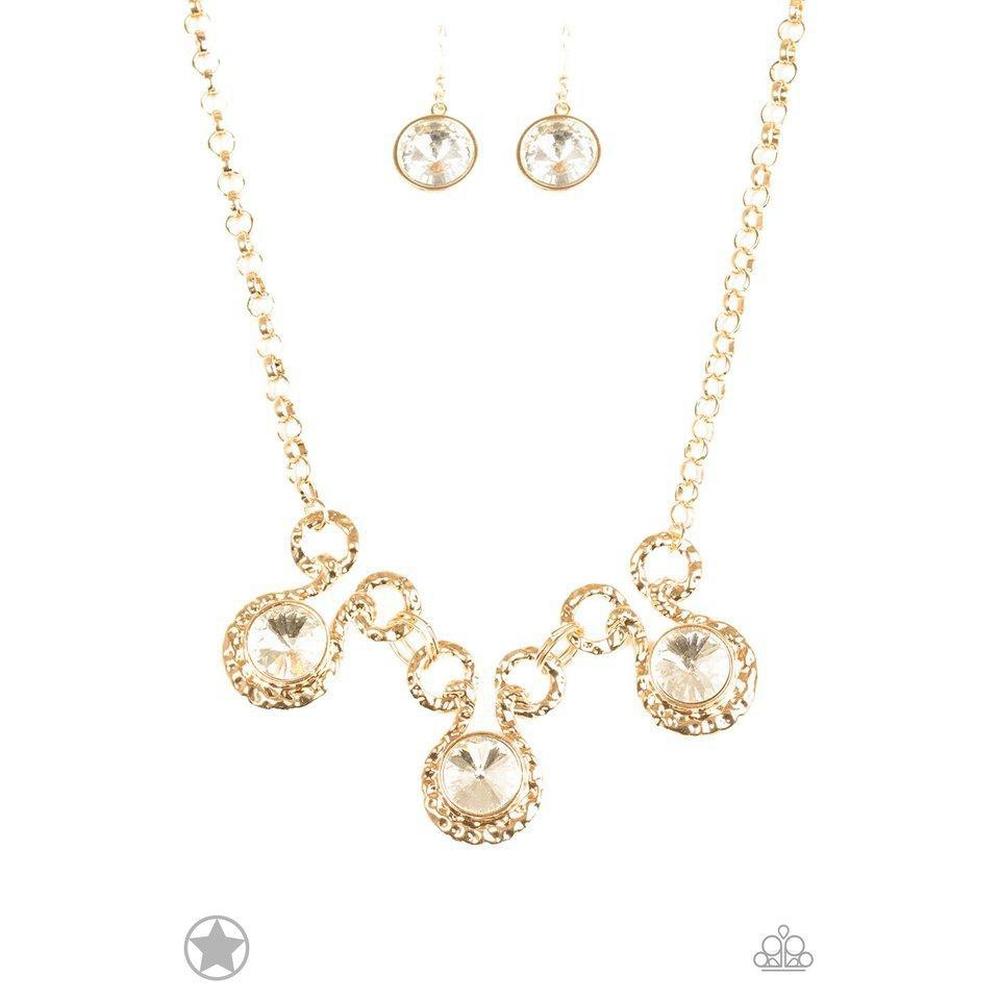 Hypnotized - Gold Necklace - Paparazzi - Dare2bdazzlin N Jewelry
