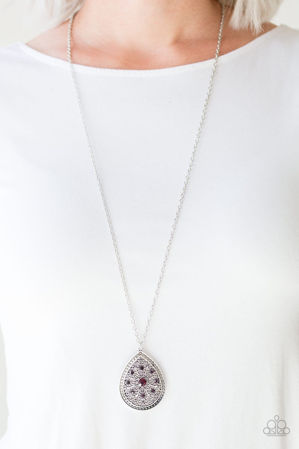 I Am Queen Purple Necklace - Paparazzi - Dare2bdazzlin N Jewelry