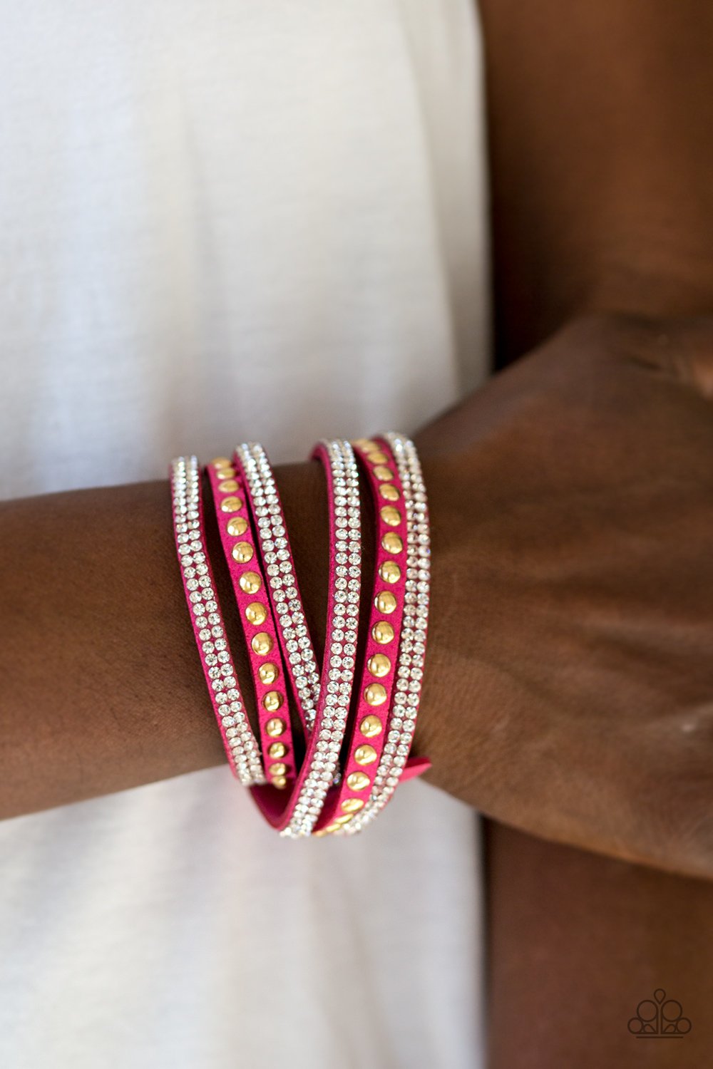 I BOLD You So! - Pink Bracelet - Paparazzi - Dare2bdazzlin N Jewelry