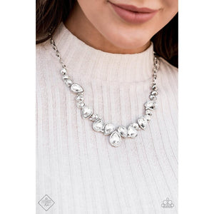 I Want It All White Necklace - Paparazzi - Dare2bdazzlin N Jewelry